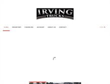 Tablet Screenshot of irvingtrucks.us